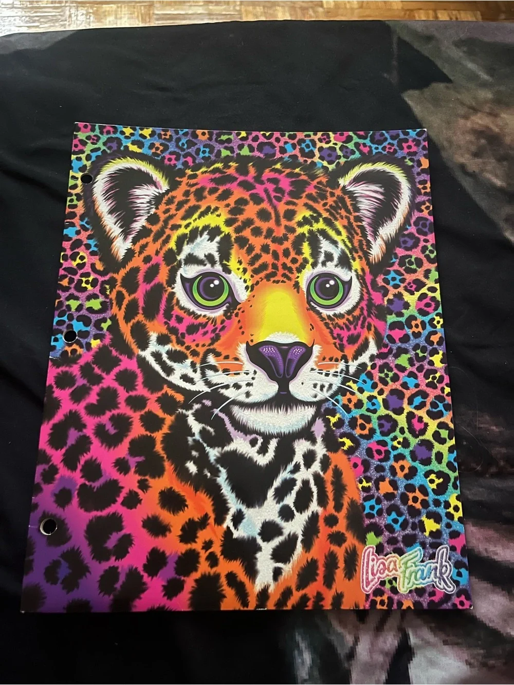 Lisa Frank “Hunter” Neon Leopard Folder & Notepad